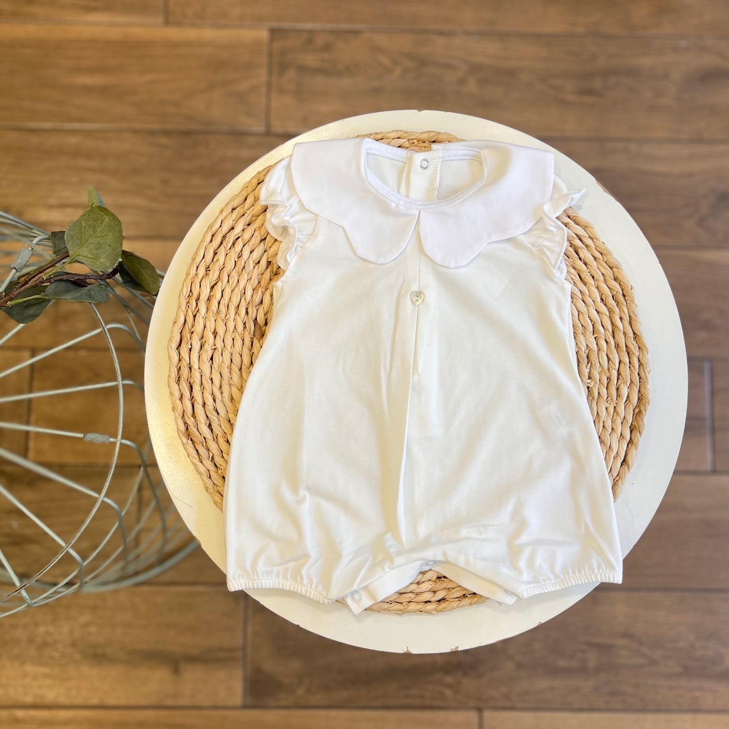 Pagliaccetto in cotone Latte