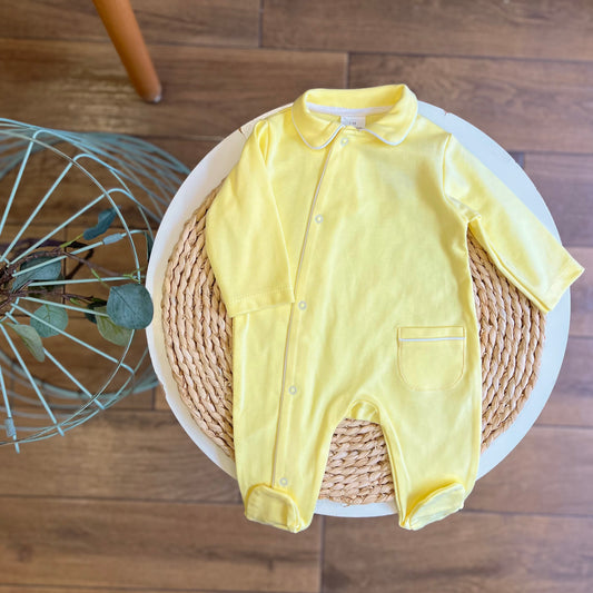 Tutina con taschino giallo