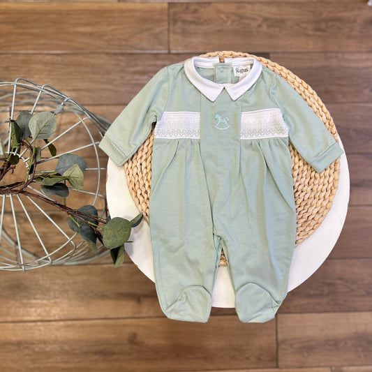 Tutina Cavaluccio a Dondolo Verde Salvia