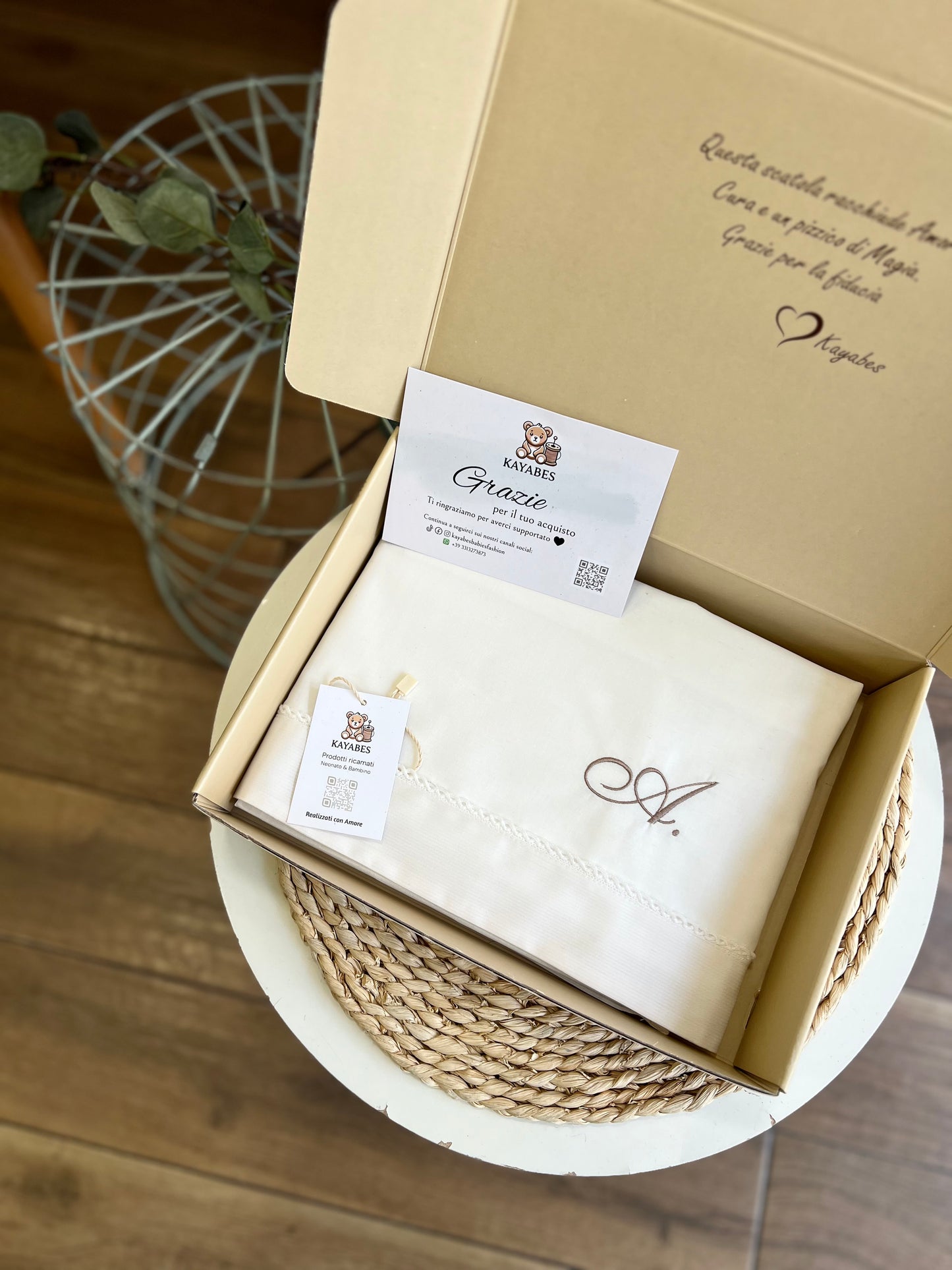 Set carrozzina Panna personalizzabile