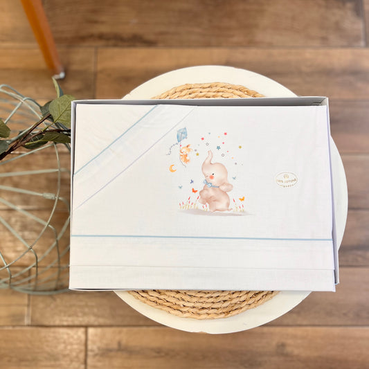 Set carrozzina Elefantino azzurro