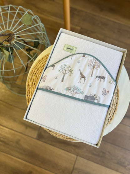 Accappatoio triangolo Safari cotone Bamboo 100%
