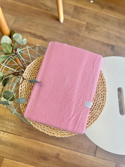 Coperta Rosa in cotone Bamboo