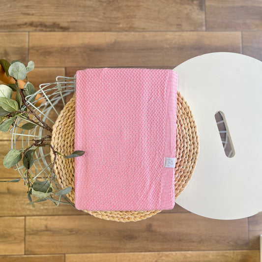 Coperta Rosa in cotone Bamboo