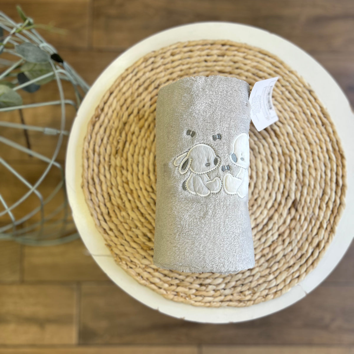 Copertina in pile Bunny grigio