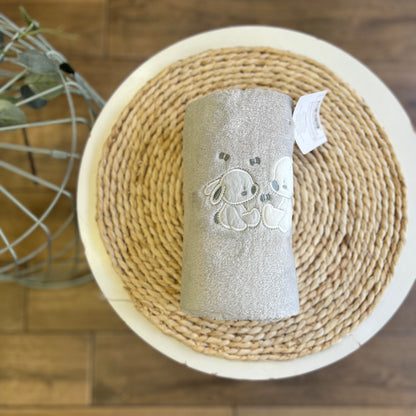Copertina in pile Bunny grigio