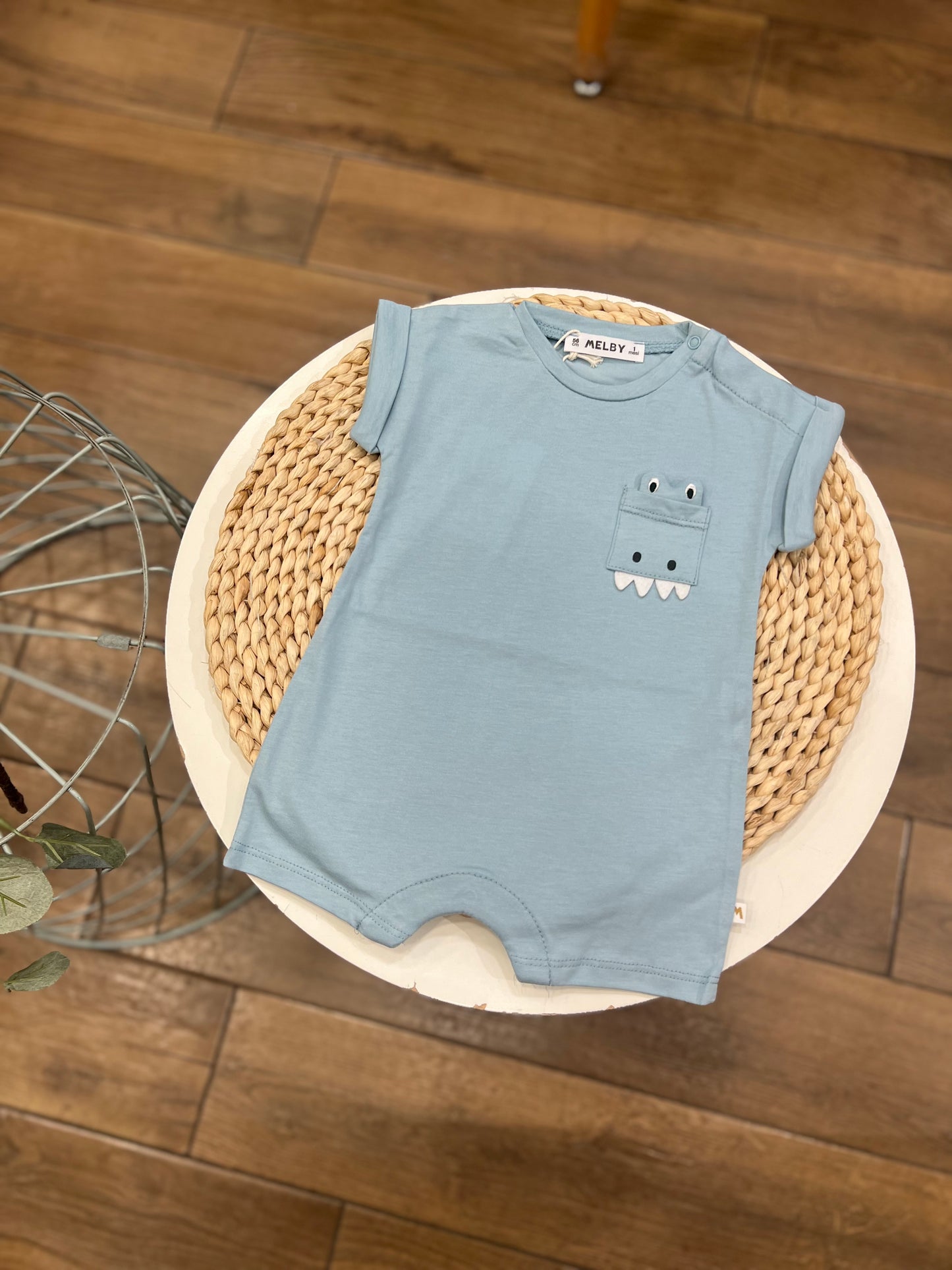 Pagliaccetto Dino celeste