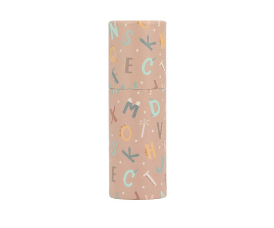 Tubo 12 Pastelli Tutete Funny Letters