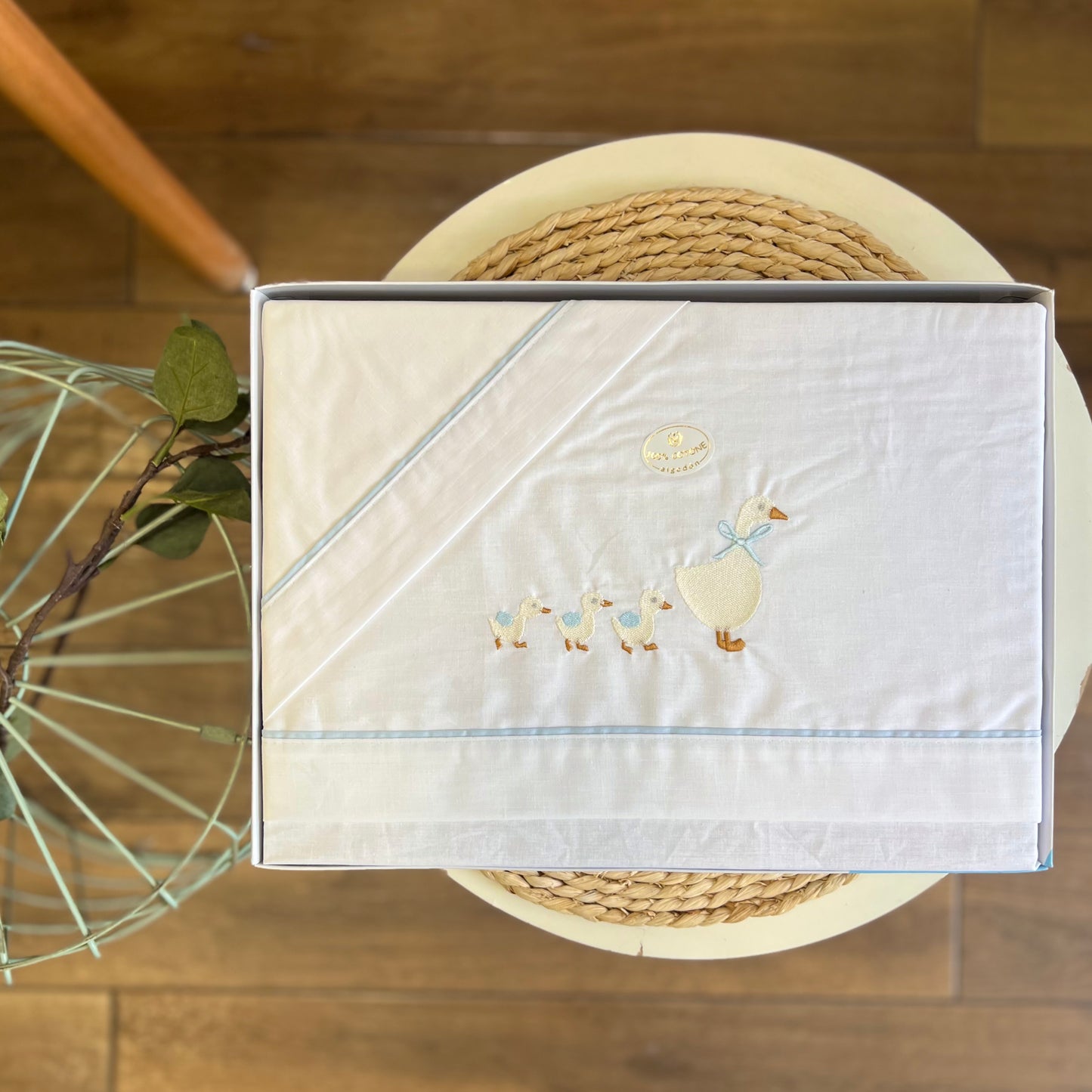 Set carrozzina Cuak celeste