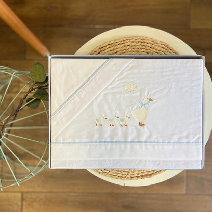 Set carrozzina Cuak celeste