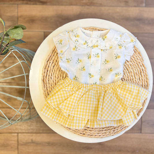 Completo camicia e gonnellina culotte