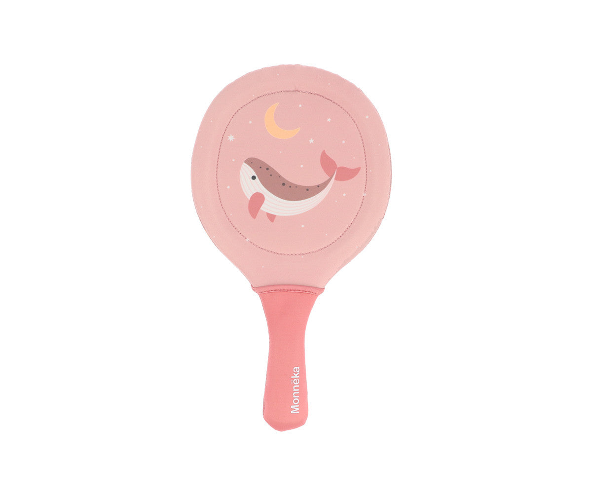 Racchette Spiaggia Neoprene Pink Whale