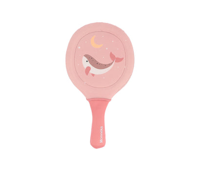Racchette Spiaggia Neoprene Pink Whale