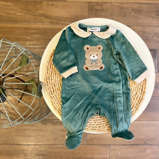 Tutina in ciniglia soft Orsetta