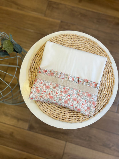 Coperta in cotone Flower