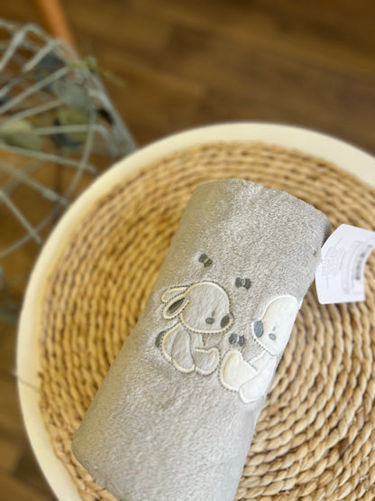 Copertina in pile Bunny grigio