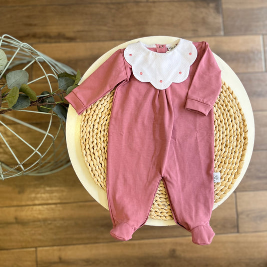 Tutina con colletto Nuvola Pois