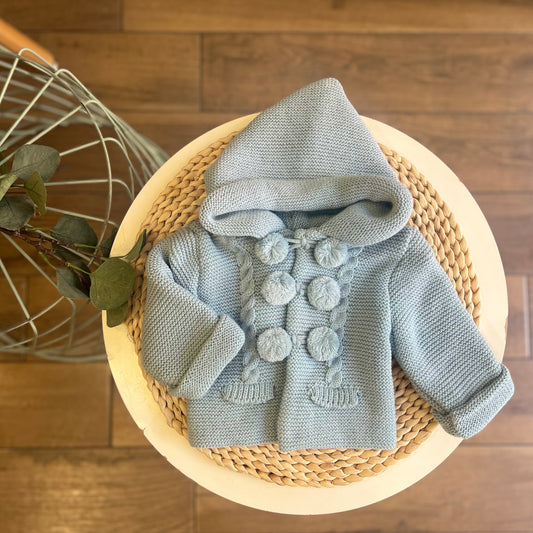 Cappottino Pon Pon Azul