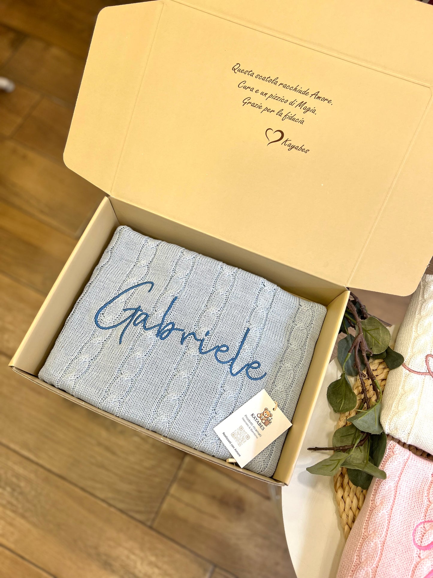 Copertina primavera/estate personalizzata con nome