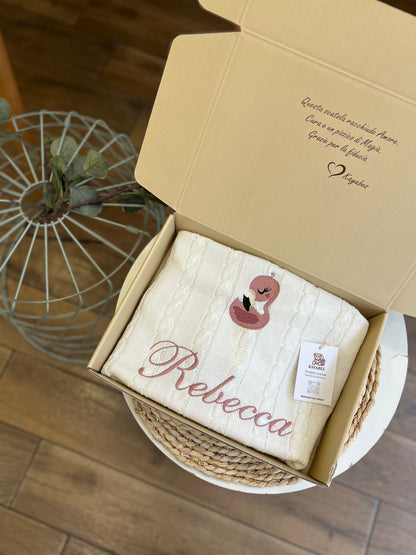 Copertina primavera estate personalizzata con disegno e nome