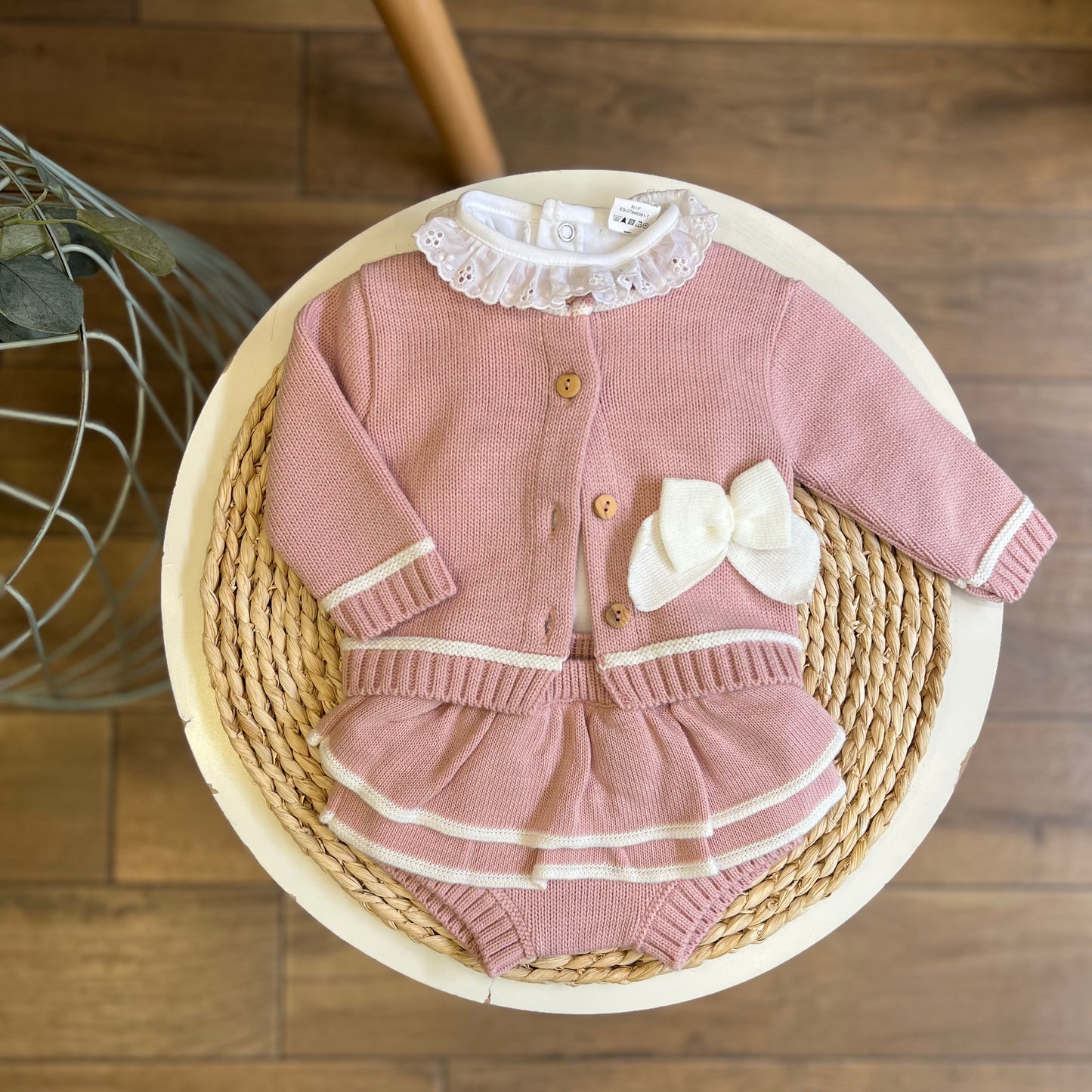 Completo invernale cardigan, body,