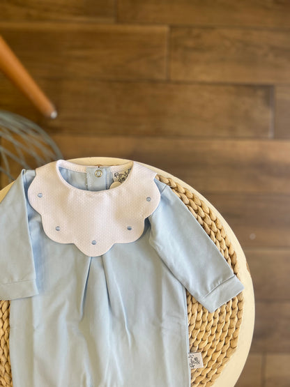 Tutina con colletto Nuvola Pois