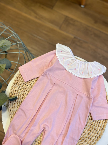 Tutina colletto Rosa