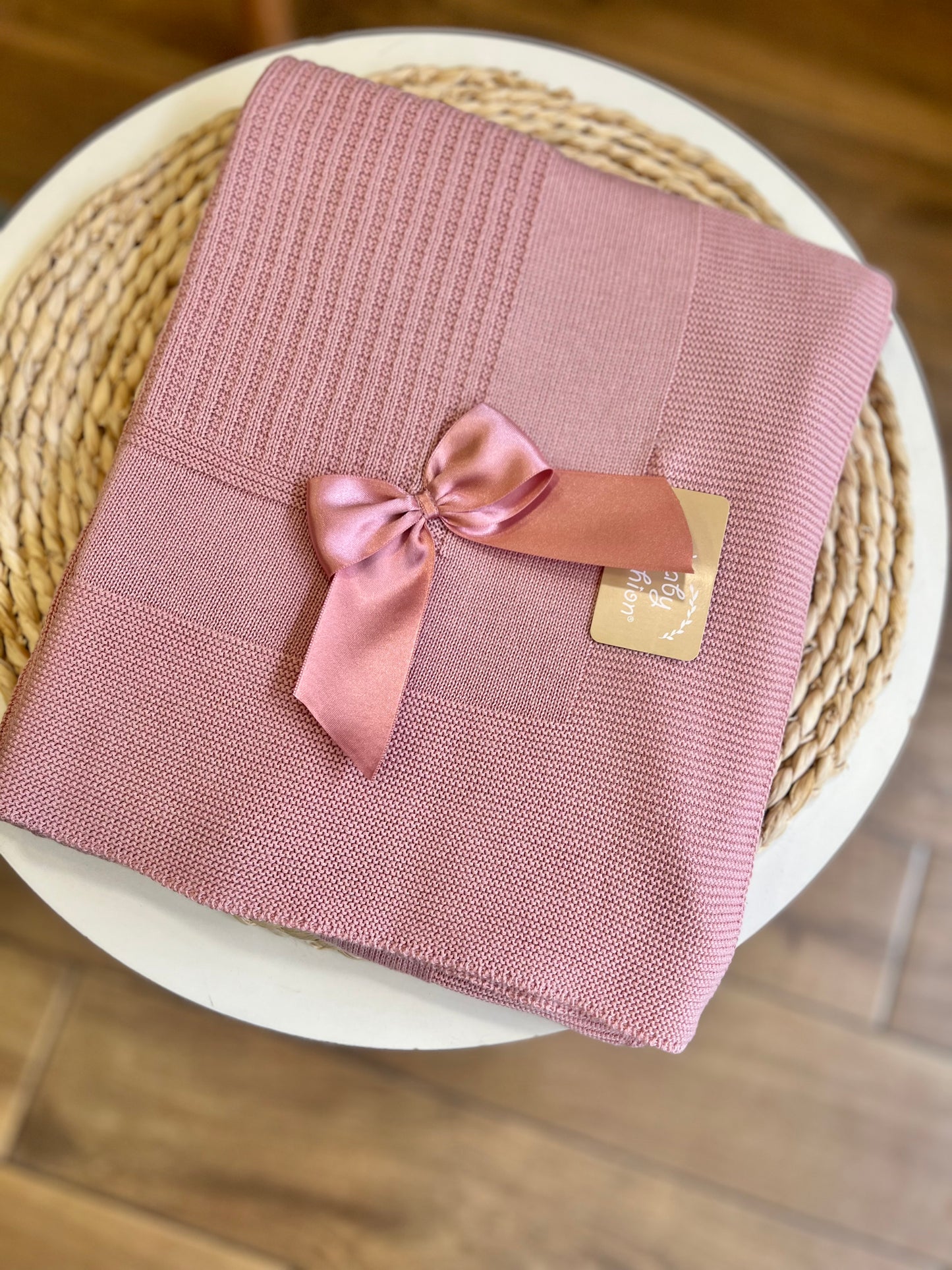 Coperta primavera/estate con fiocco in raso Maquillage