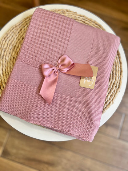 Coperta primavera/estate con fiocco in raso Maquillage