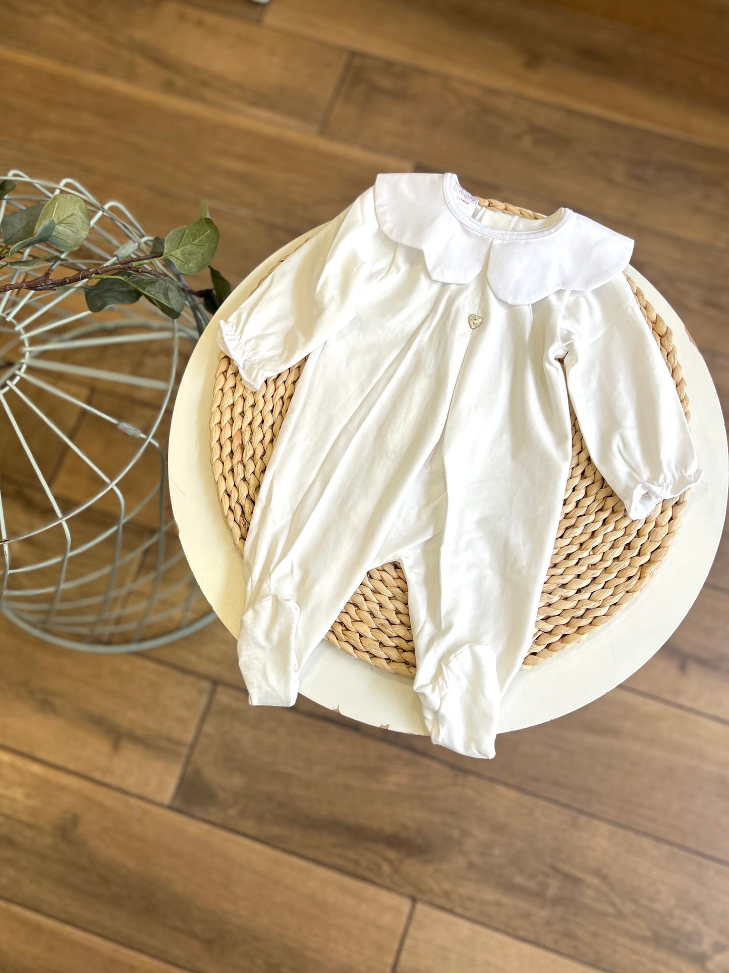 Tutina in cotone Latte