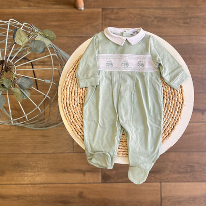 Tutina in cotone Car salvia