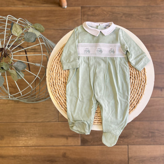 Tutina in cotone Car salvia