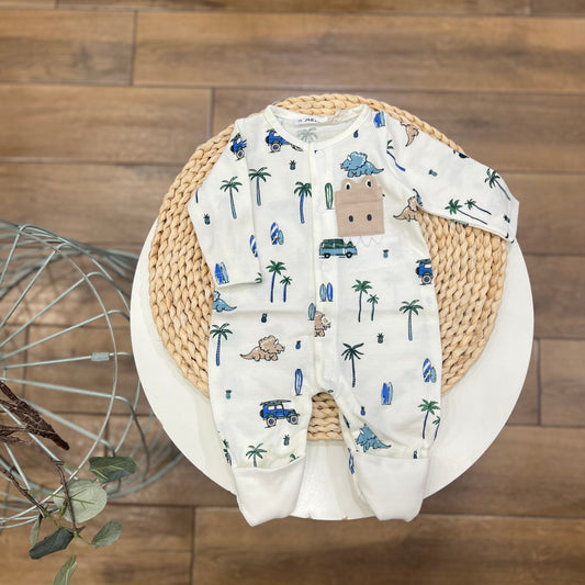 Tutina Dino in cotone