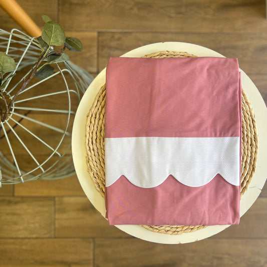 Copertina carrozzina nuvola rosa cipolla