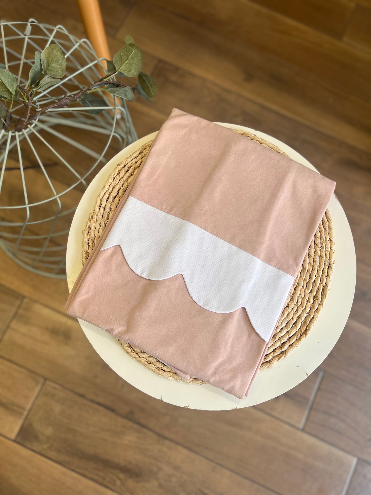 Copertina carrozzina nuvola rosa cipria