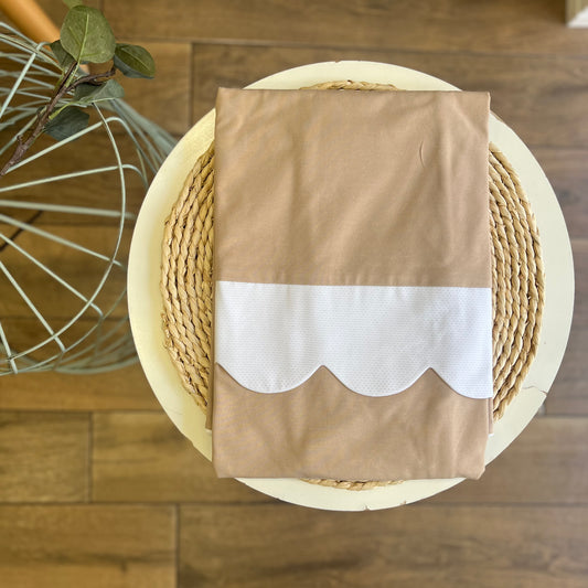 Copertina carrozzina nuvola beige