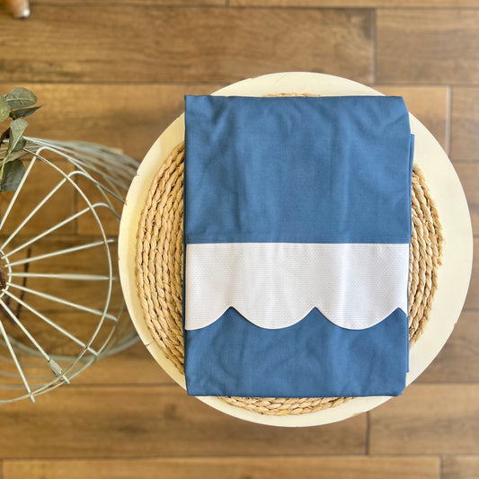 Copertina carrozzina nuvola blu