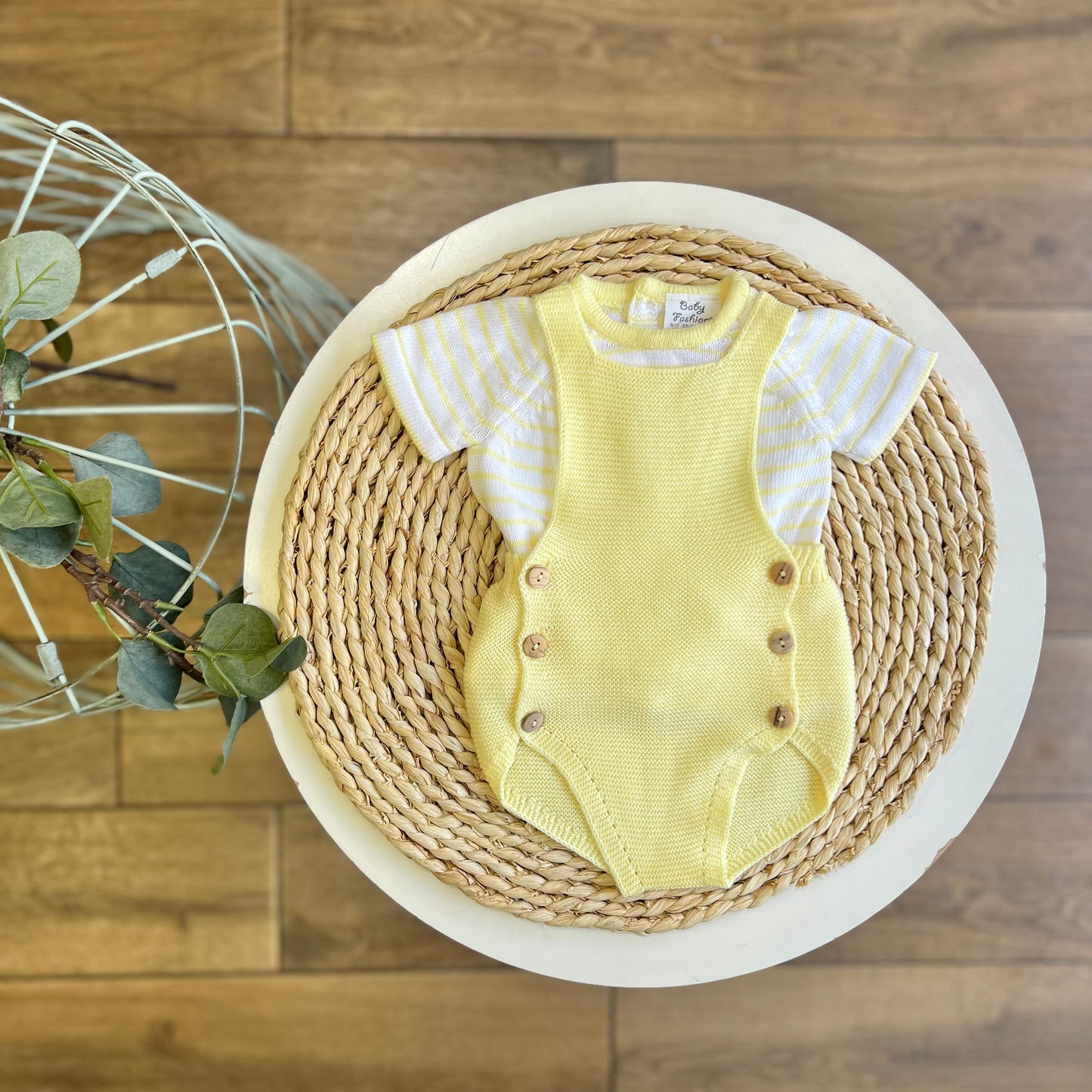 Completo righe giallo