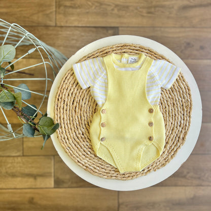 Completo righe giallo