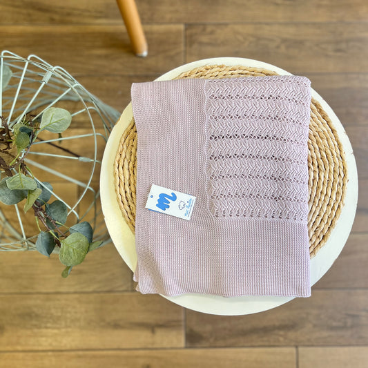 Coperta in filo estivo Malva