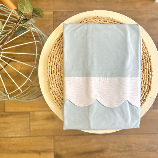 Copertina carrozzina nuvola celeste