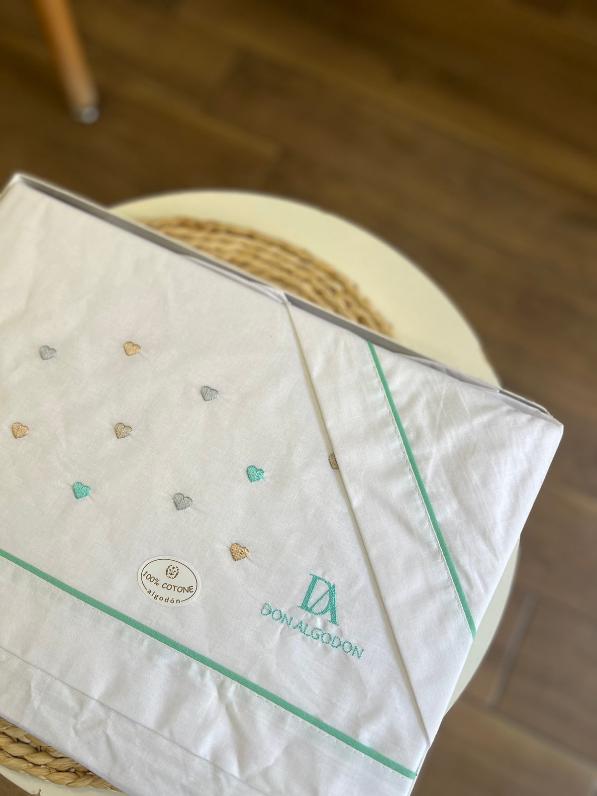 Set carrozzina Heart Verde