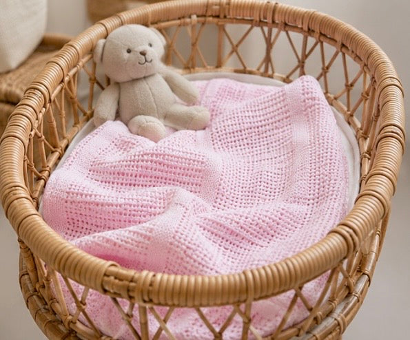Copertina in cotone Pappa e Latte Rosa