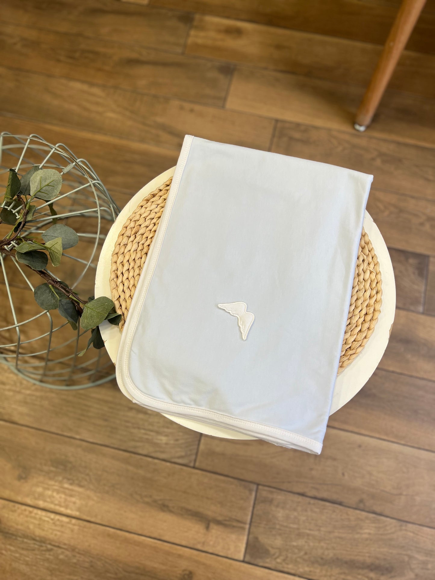 Copertina carrozzina Primavera/Estate Ali Celeste