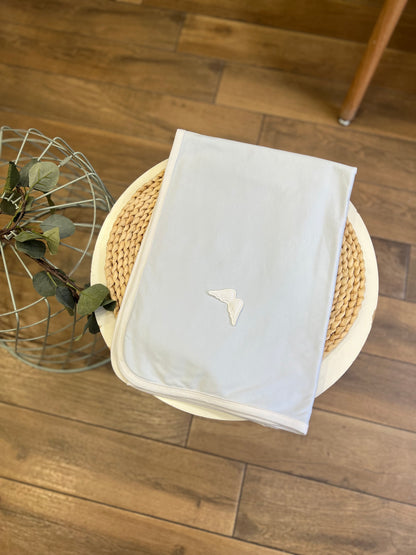 Copertina carrozzina Primavera/Estate Ali Celeste