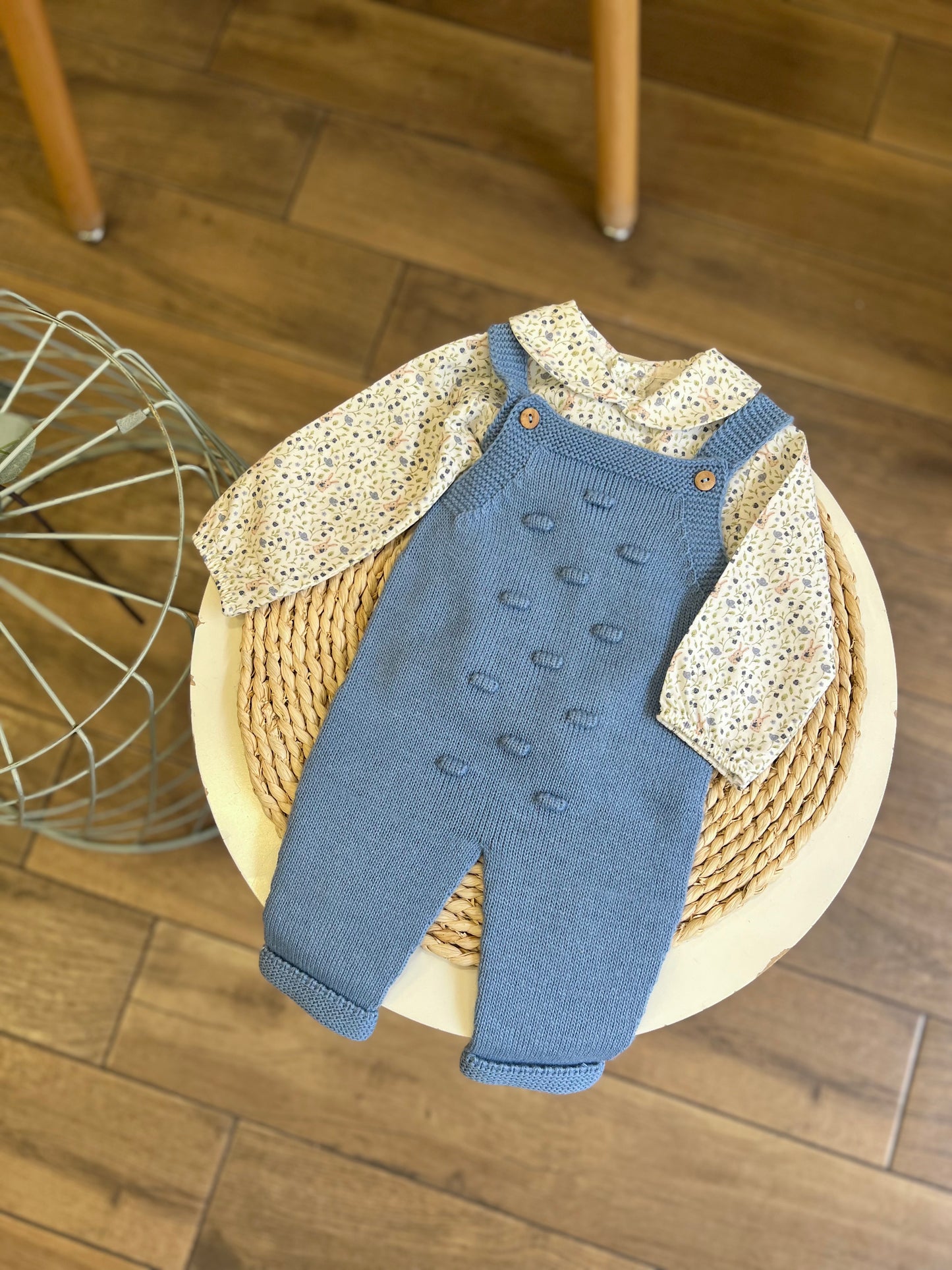 Completo invernale camicia e salopette Azafata