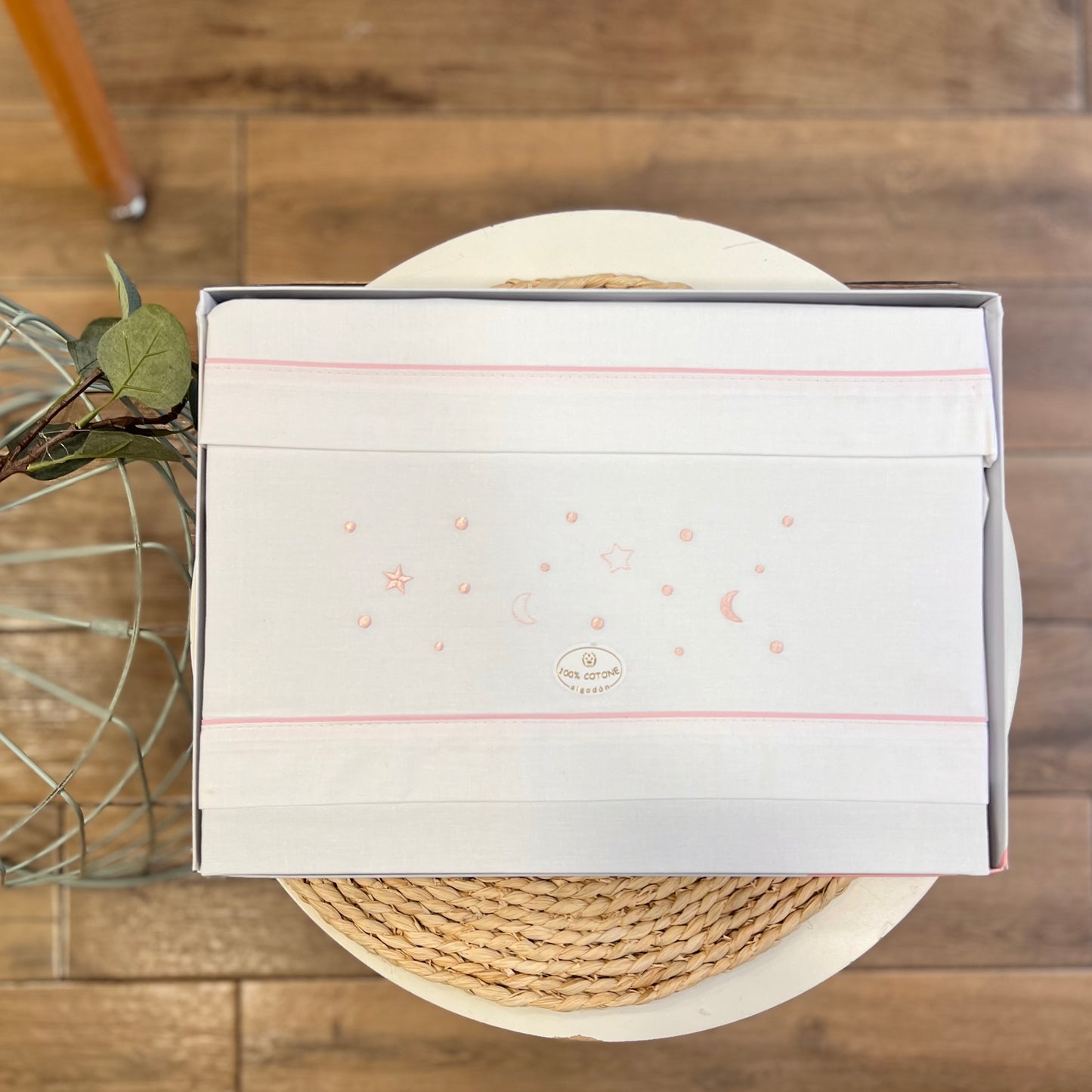 Set carrozzina Stelline Rosa