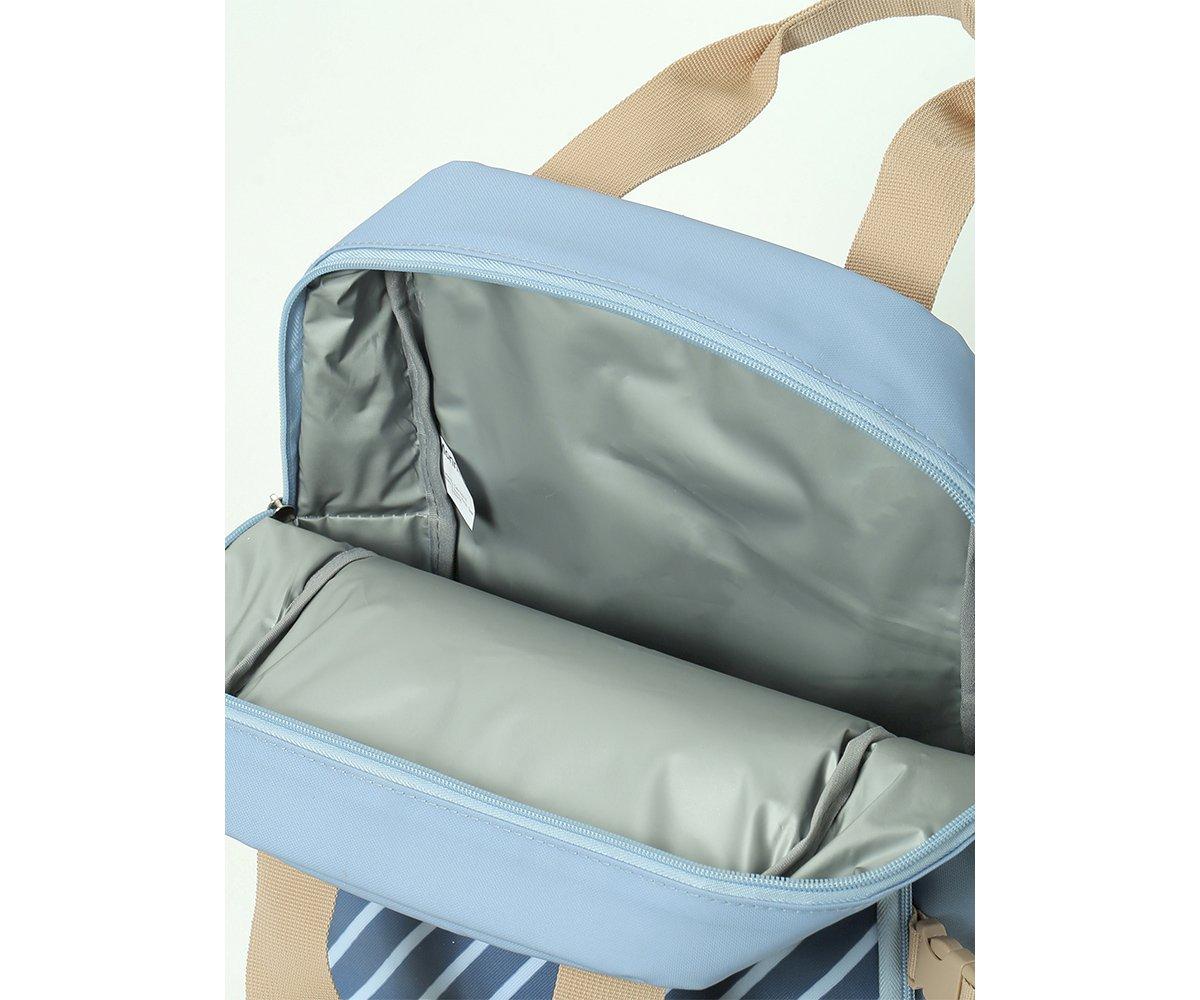 Zaino Termico Monneka Stripes Blue Personalizzabile