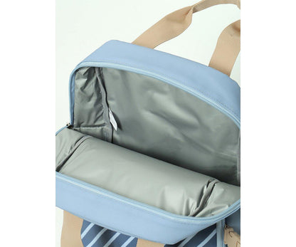 Zaino Termico Monneka Stripes Blue Personalizzabile