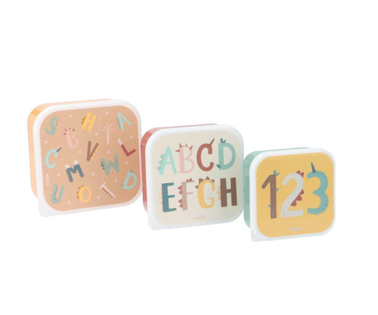 3 Scatoline Snack Tutete Funny Letters